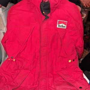 Marlboro Red Puffer Jacket
